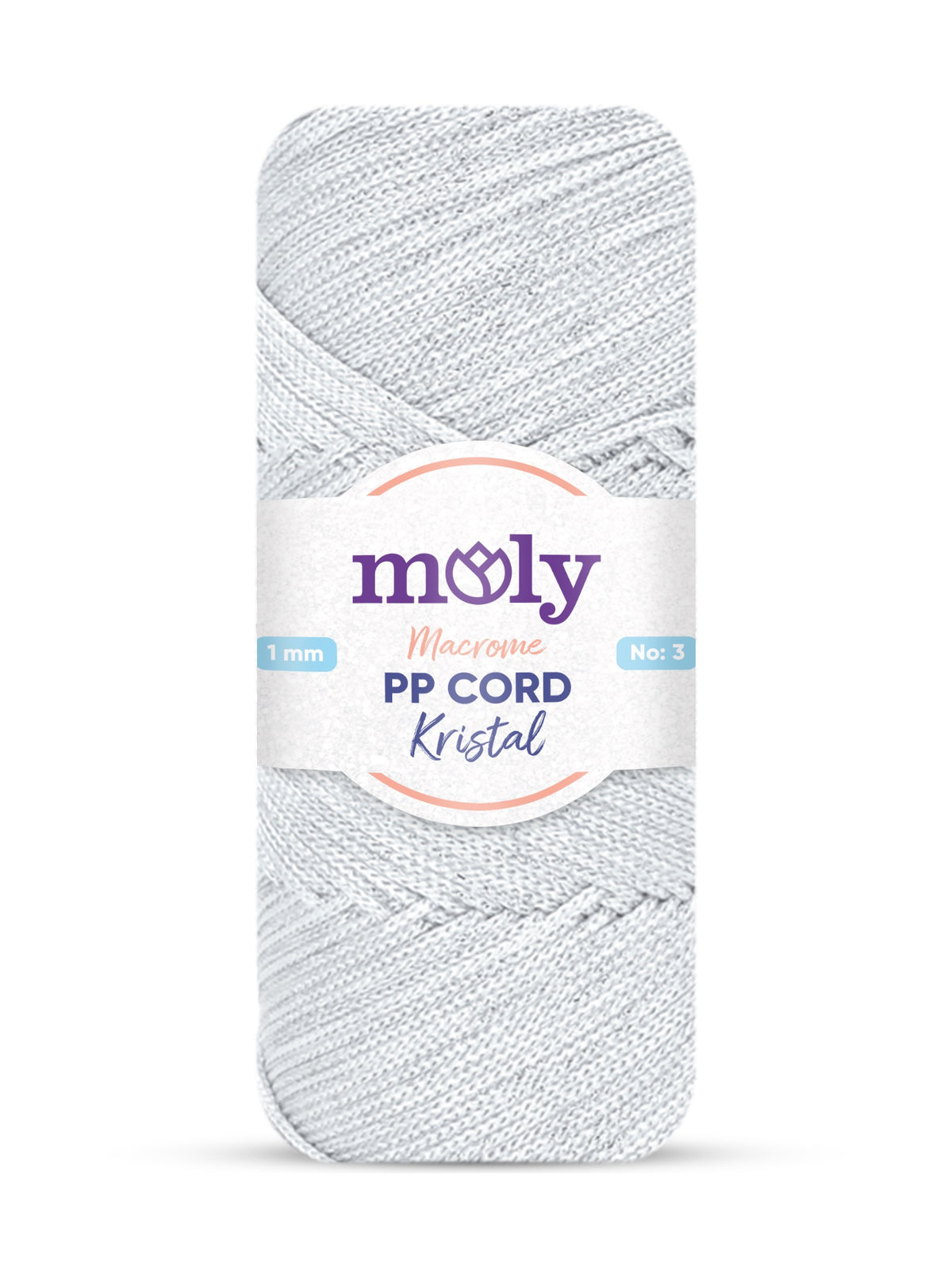 Moly Kristal PP Makrome No3 001 Makrome İpi 200 g