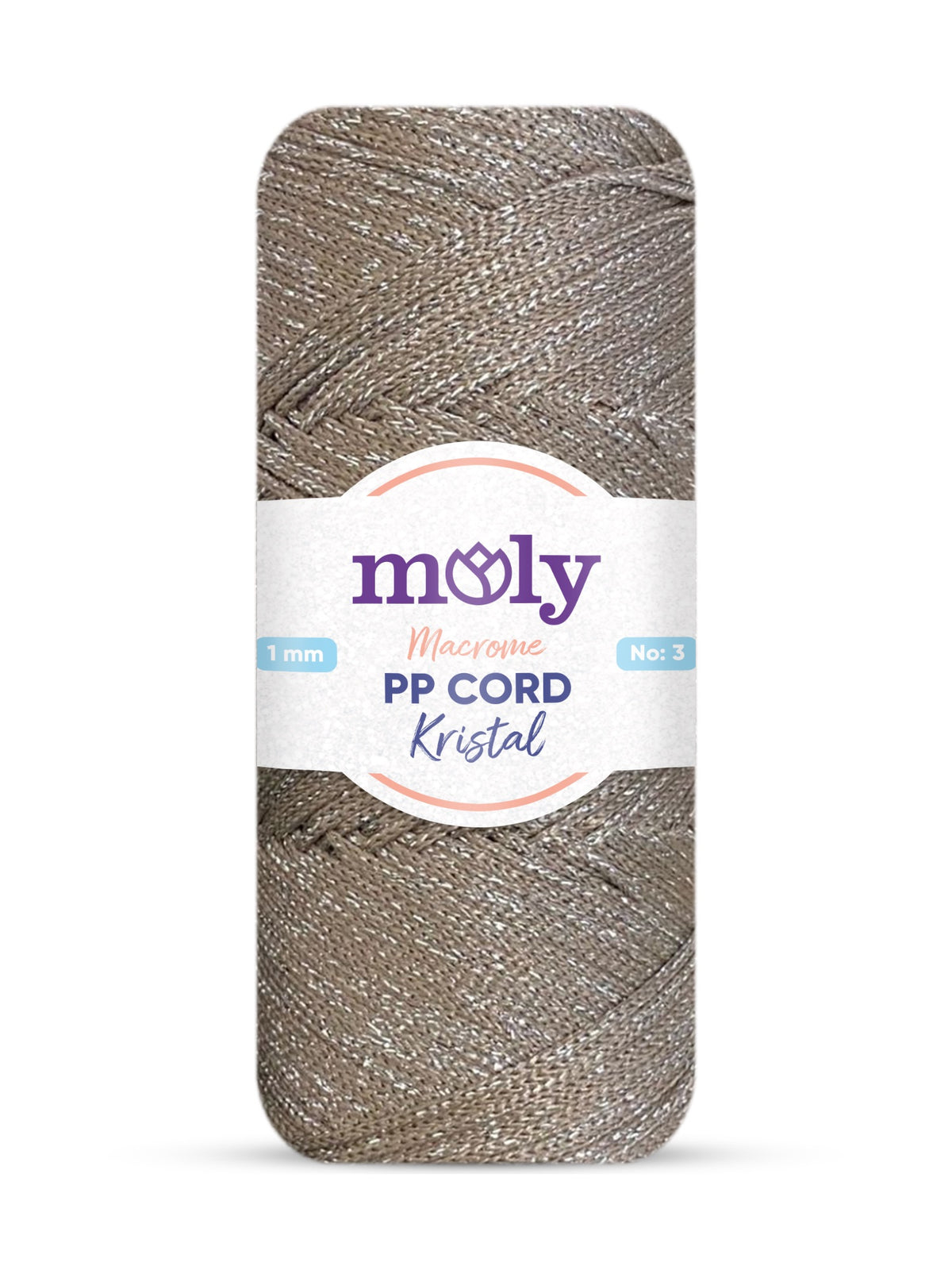 Moly Kristal PP Makrome No3 040 G Makrome İpi 200 g