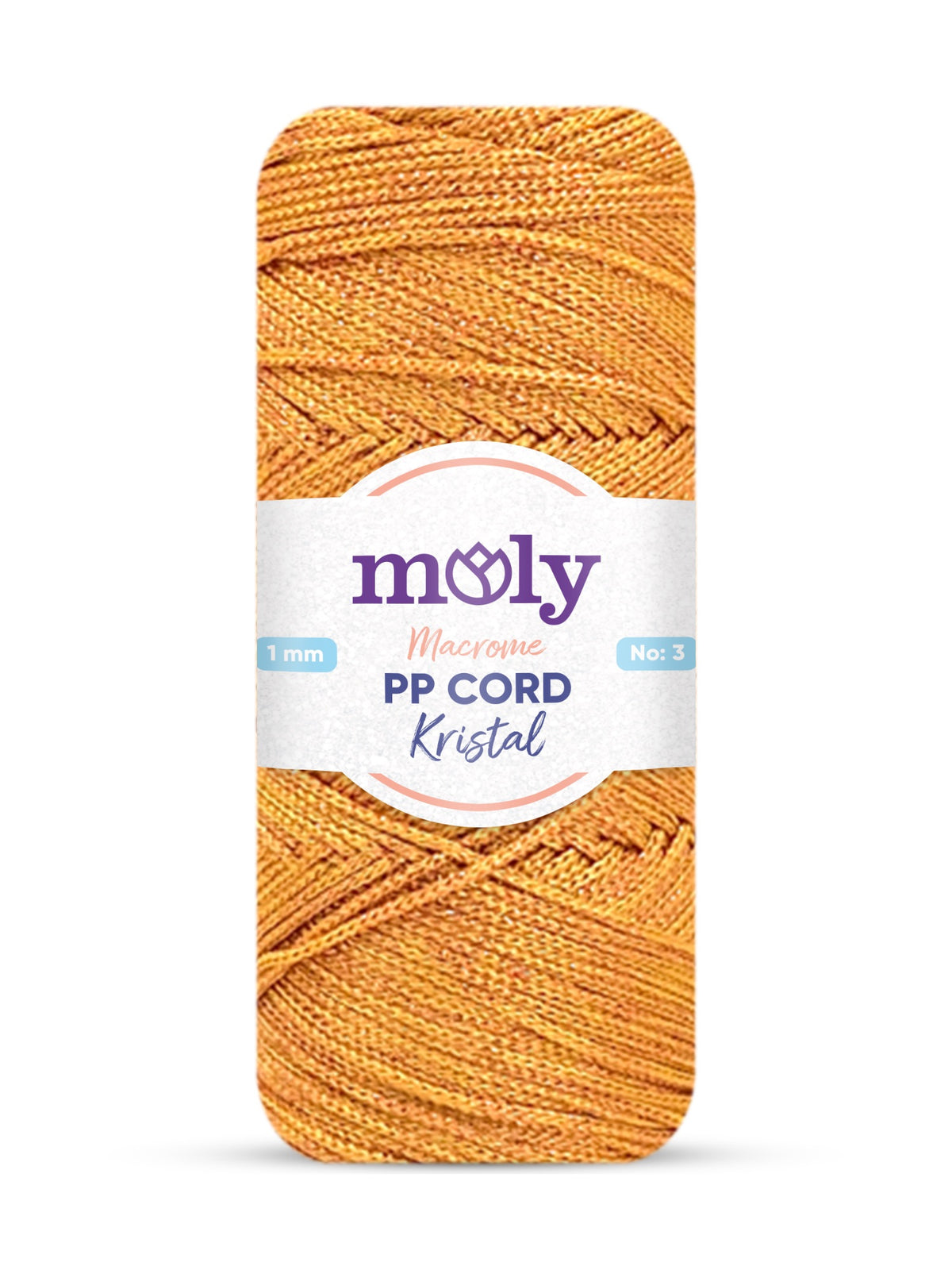 Moly Kristal PP Makrome No3 049 Makrome İpi 200 g