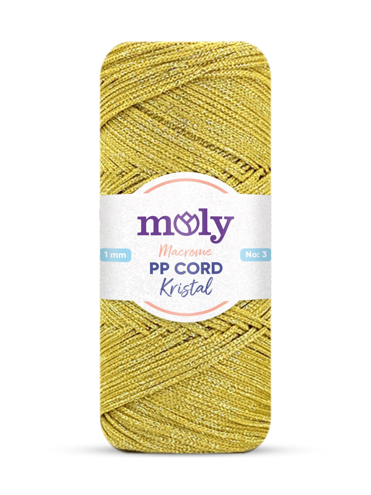 Moly Kristal PP Makrome No3 050 Makrome İpi 200 g