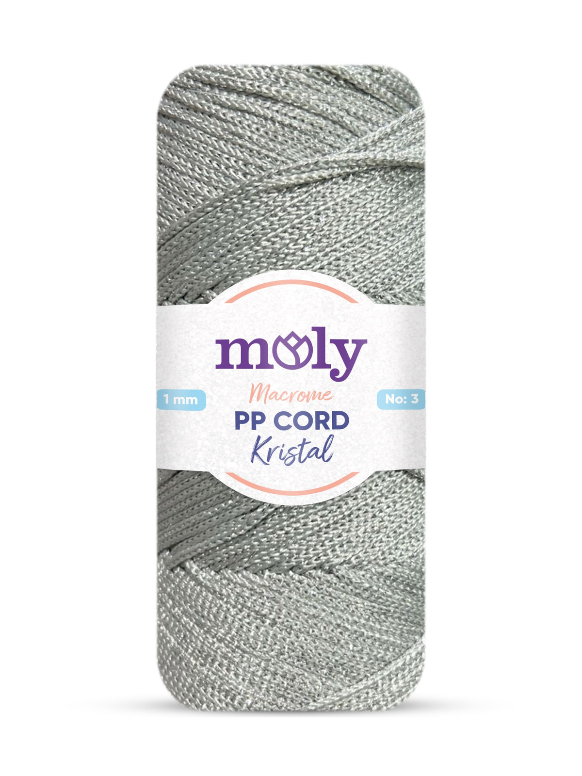 Moly Kristal PP Makrome No3 060 Makrome İpi 200 g