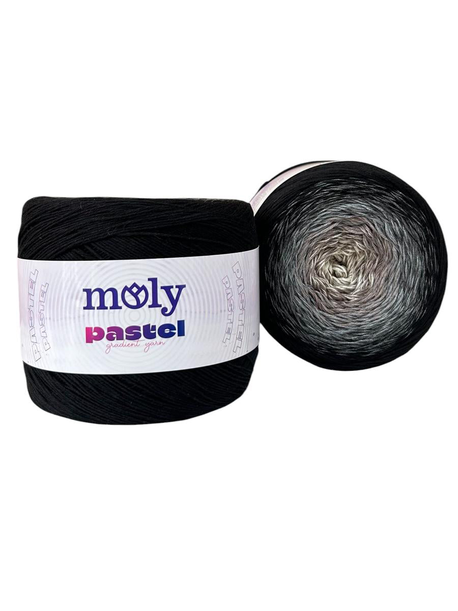 Moly Pastel 1002 renk kodlu 250 g 1000 m el örgü ipliği