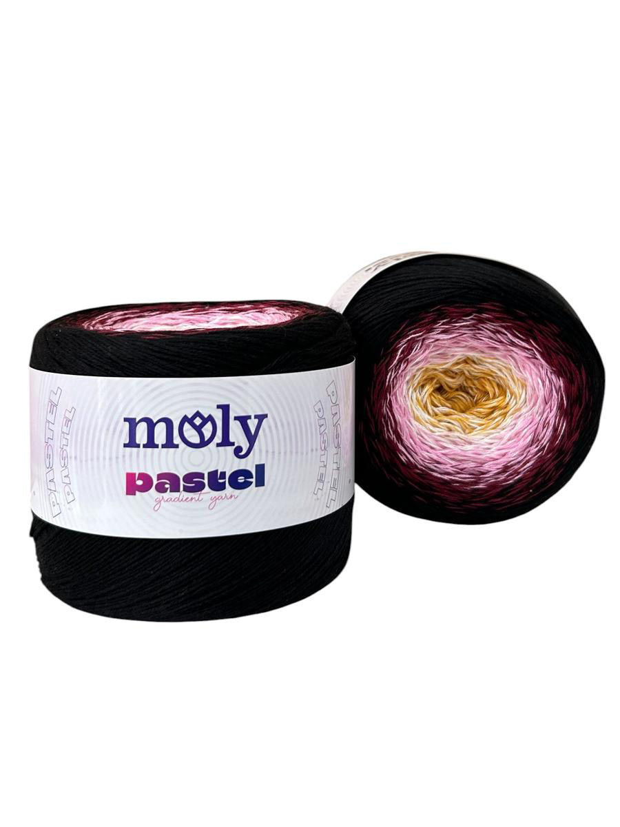 Moly Pastel 1005 renk kodlu 250 g 1000 m el örgü ipliği