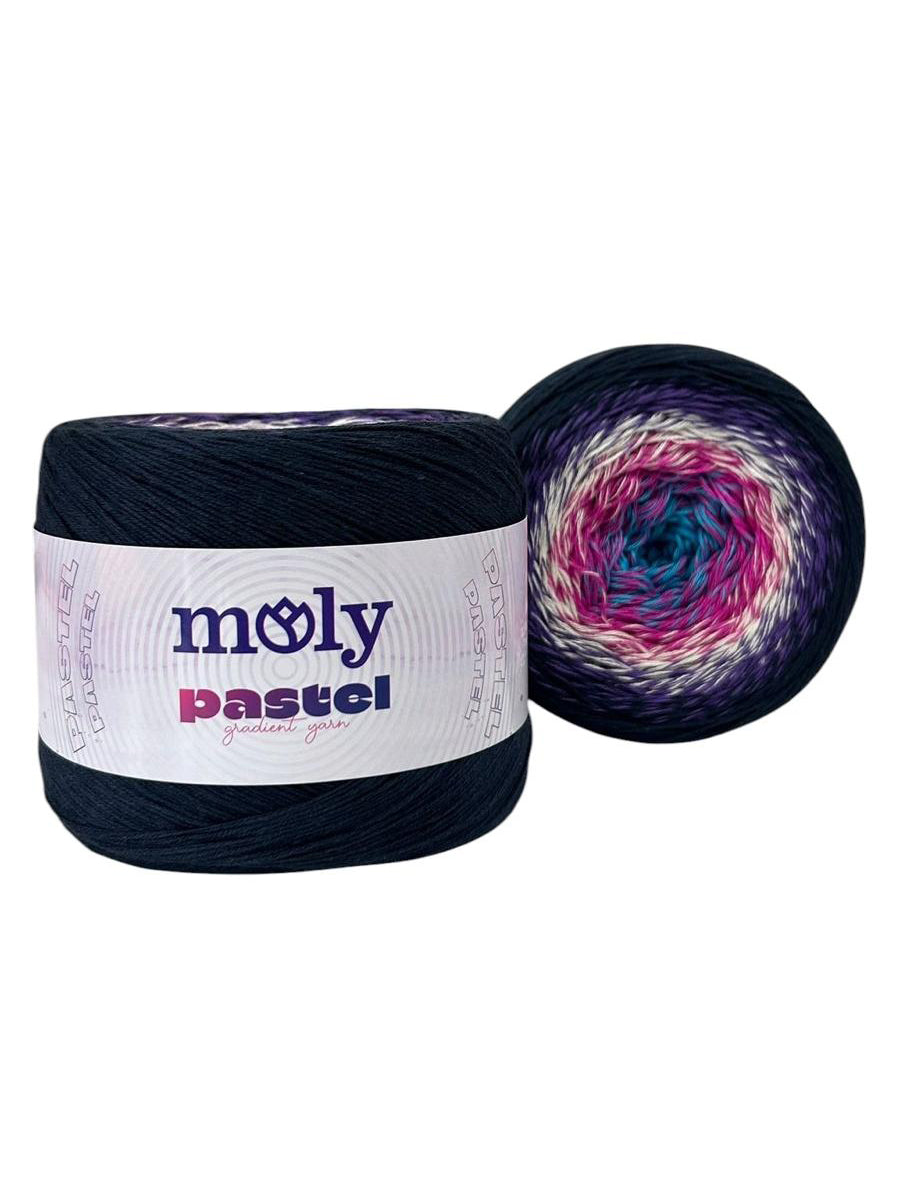 Moly Pastel 1009 renk kodlu 250 g 1000 m el örgü ipliği