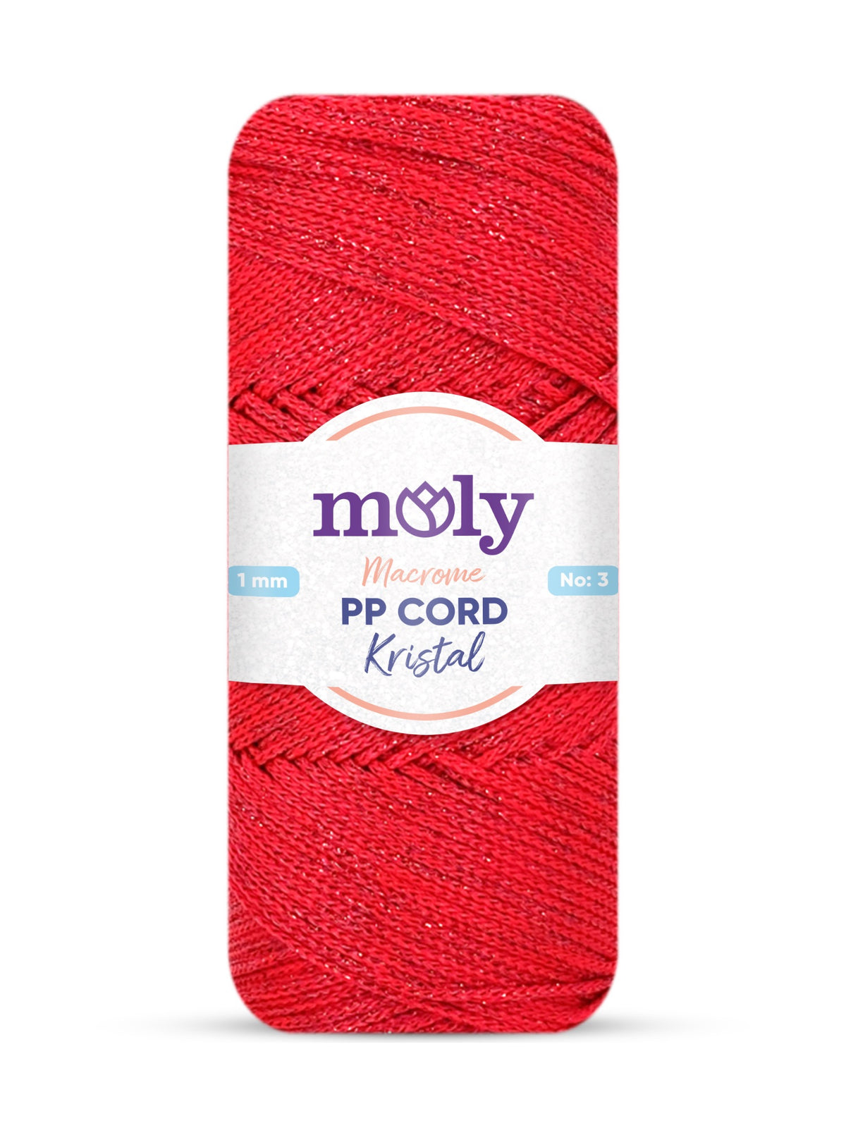 Moly Kristal PP Makrome No3 100 Makrome İpi 200 g