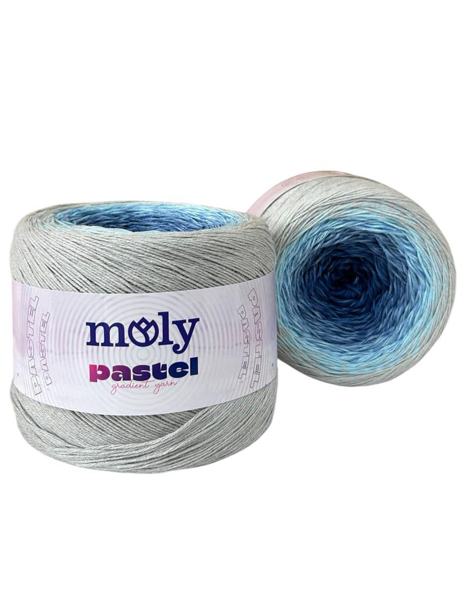 Moly Pastel 1017 renk kodlu 250 g 1000 m el örgü ipliği