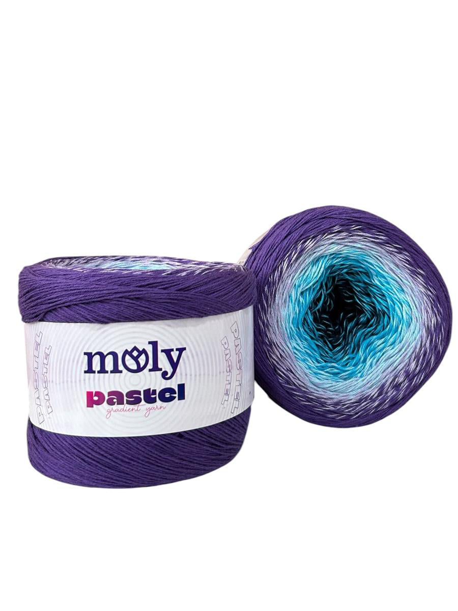Moly Pastel 1022 renk kodlu 250 g 1000 m el örgü ipliği