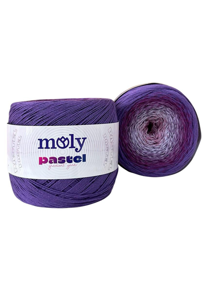 Moly Pastel 1029 renk kodlu 250 g 1000 m el örgü ipliği