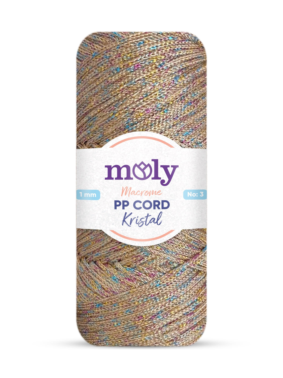 Moly Kristal PP Makrome No3 1033 Makrome İpi 200 g