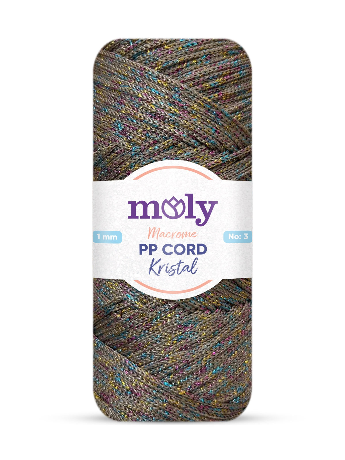 Moly Kristal PP Makrome No3 1041 Makrome İpi 200 g