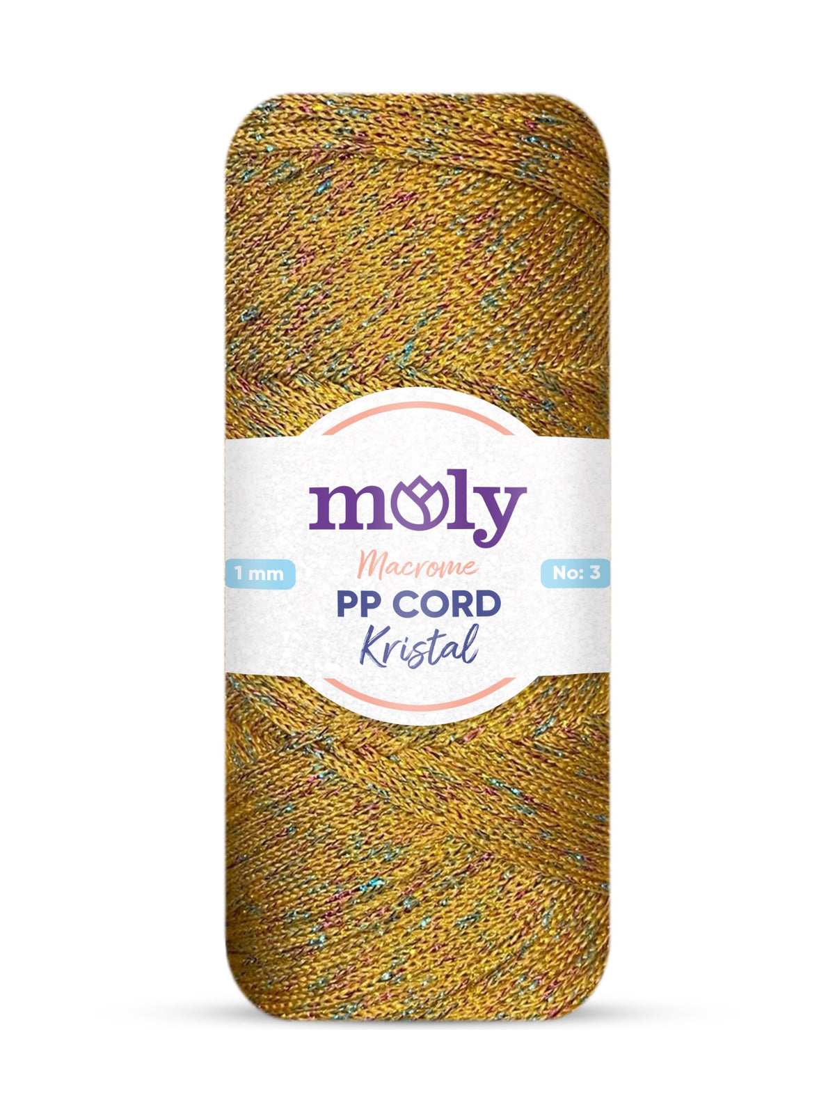 Moly Kristal PP Makrome No3 1049 Makrome İpi 200 g