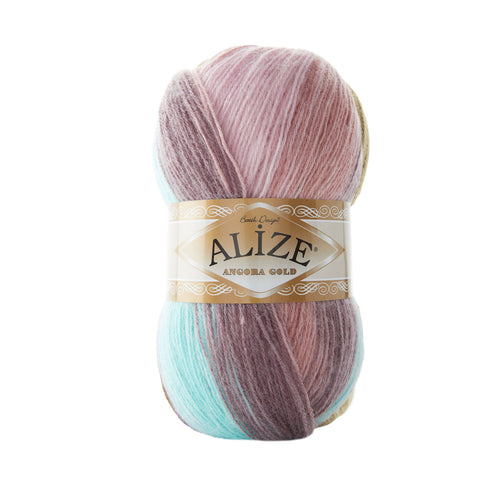 Alize Angora Gold Batik El Örgü İpi - 8135 - Hobinest Tuhafiye
