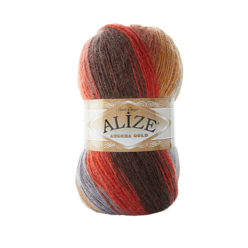 Alize Angora Gold Batik El Örgü İpi - 8145 - Hobinest Tuhafiye