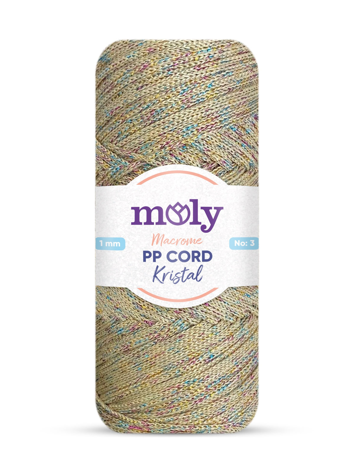 Moly Kristal PP Makrome No3 1060 Makrome İpi 200 g
