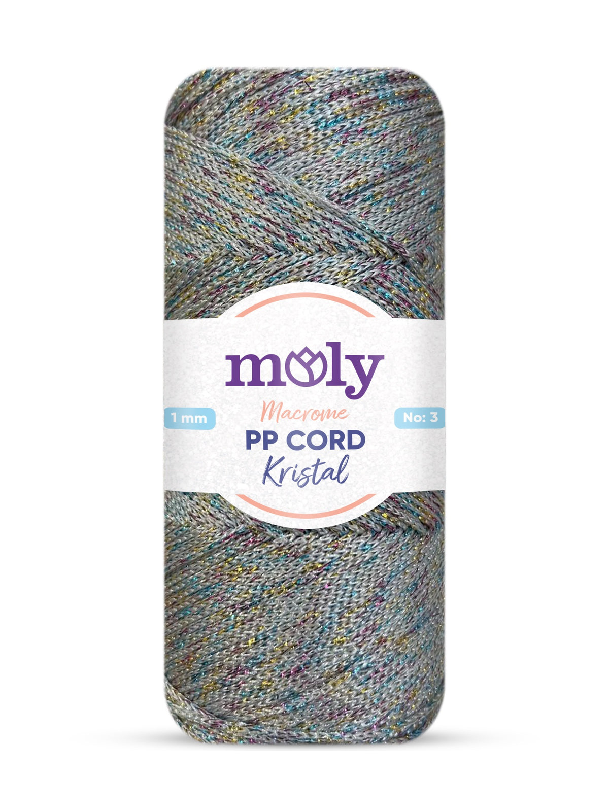 Moly Kristal PP Makrome No3 1064 Makrome İpi 200 g