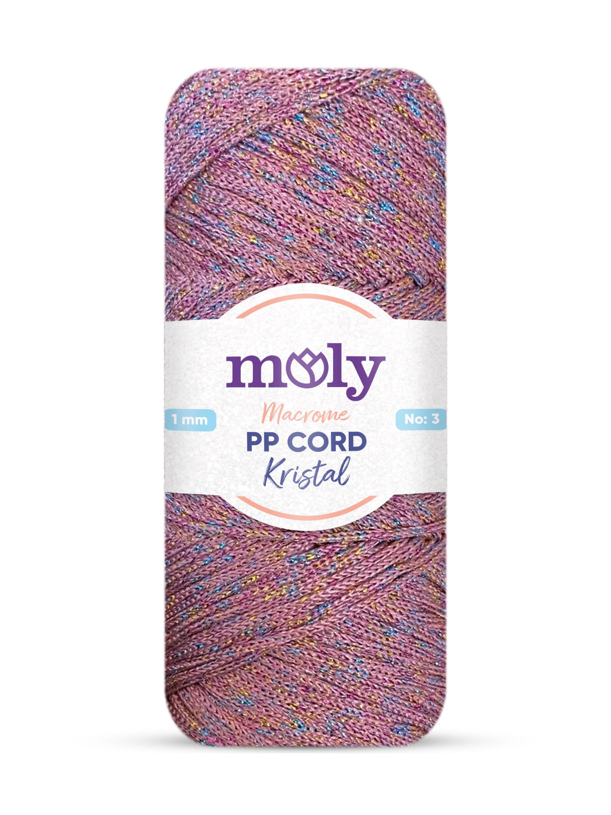 Moly Kristal PP Makrome No3 1070 Makrome İpi 200 g