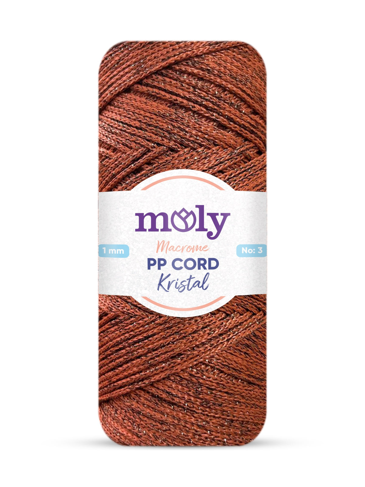 Moly Kristal PP Makrome No3 120 Makrome İpi 200 g