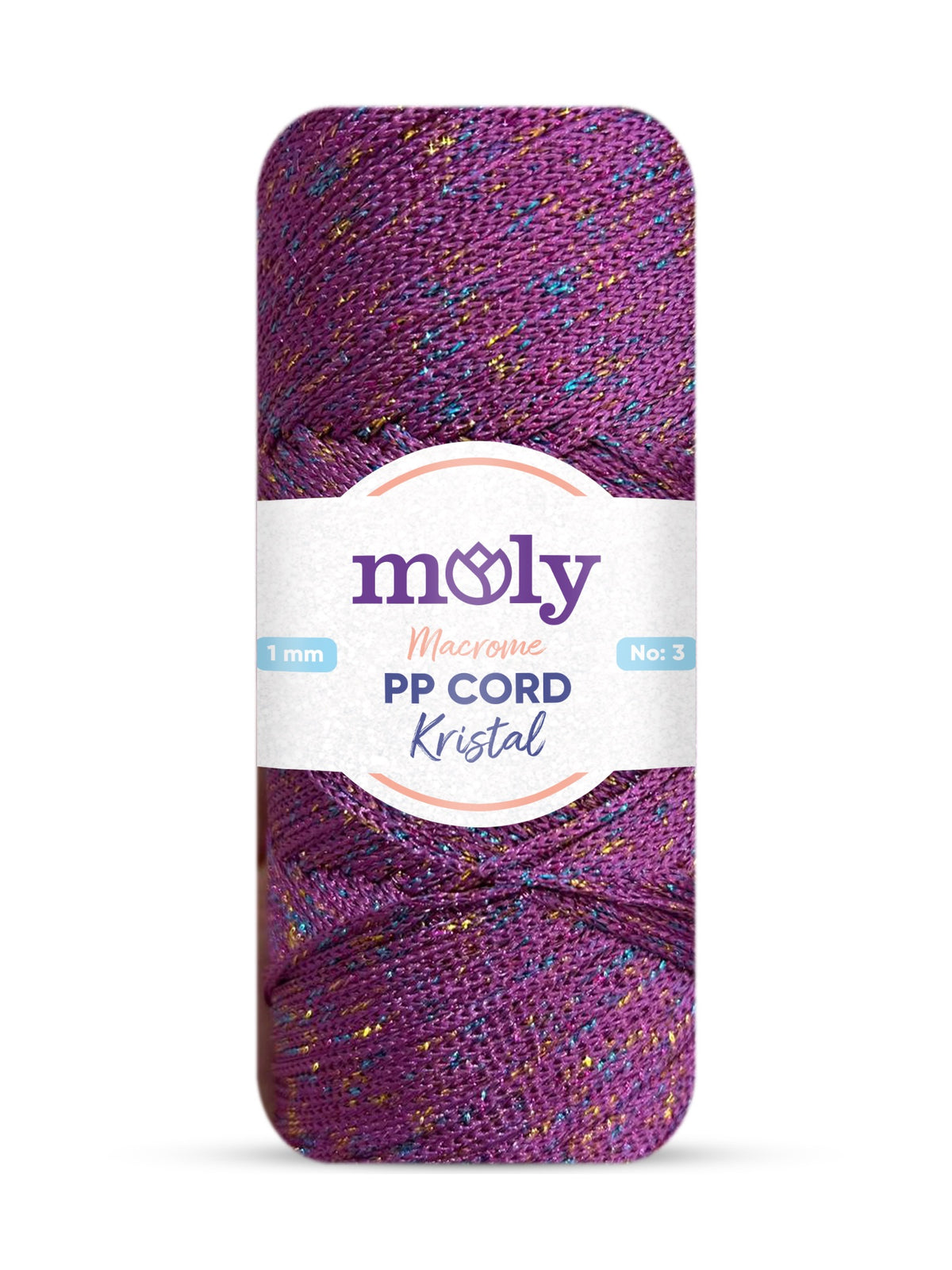 Moly Kristal PP Makrome No3 1260 Makrome İpi 200 g