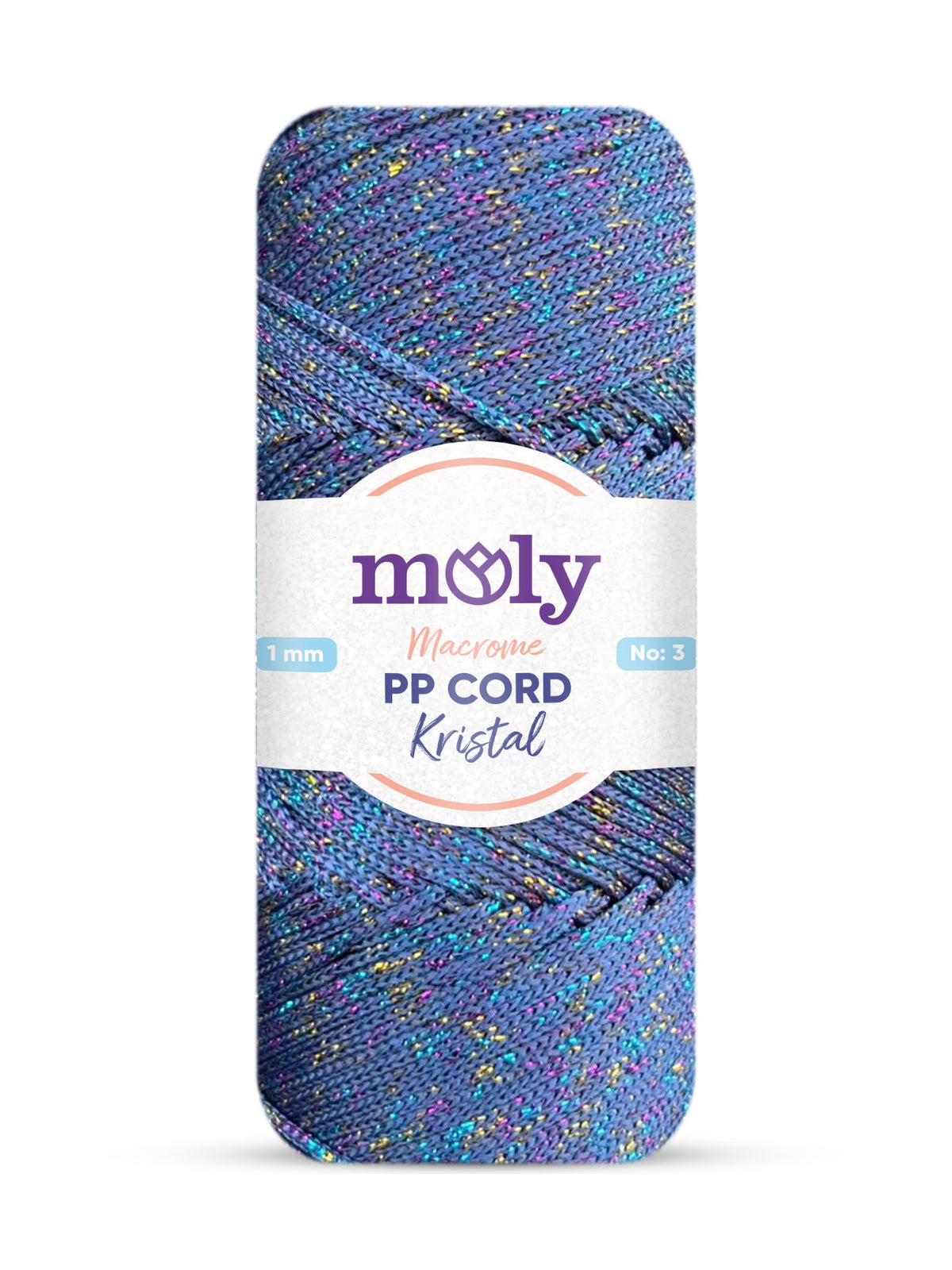 Moly Kristal PP Makrome No3 1235 Makrome İpi 200 g