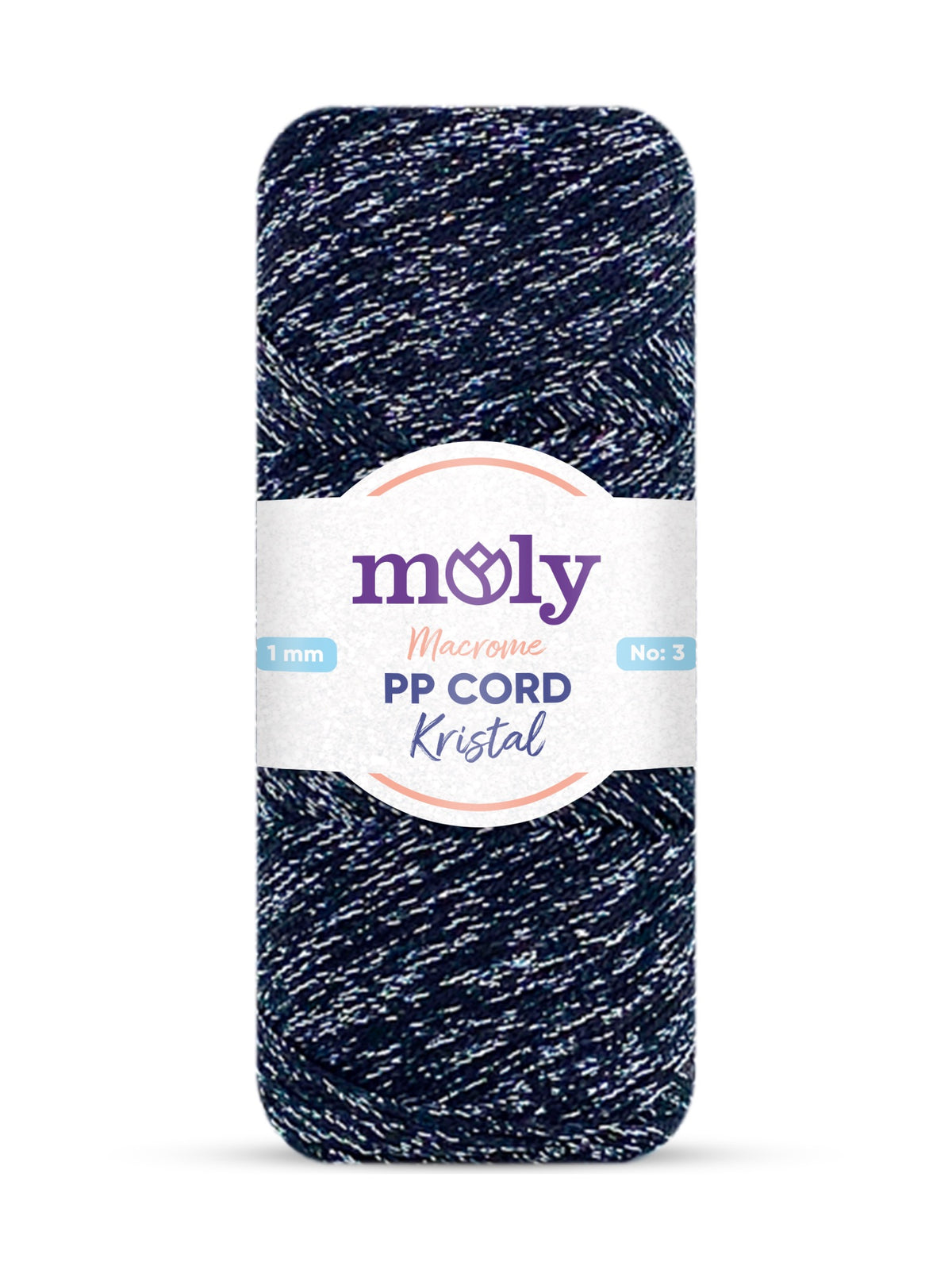 Moly Kristal PP Makrome No3 1270  Makrome İpi 200 g