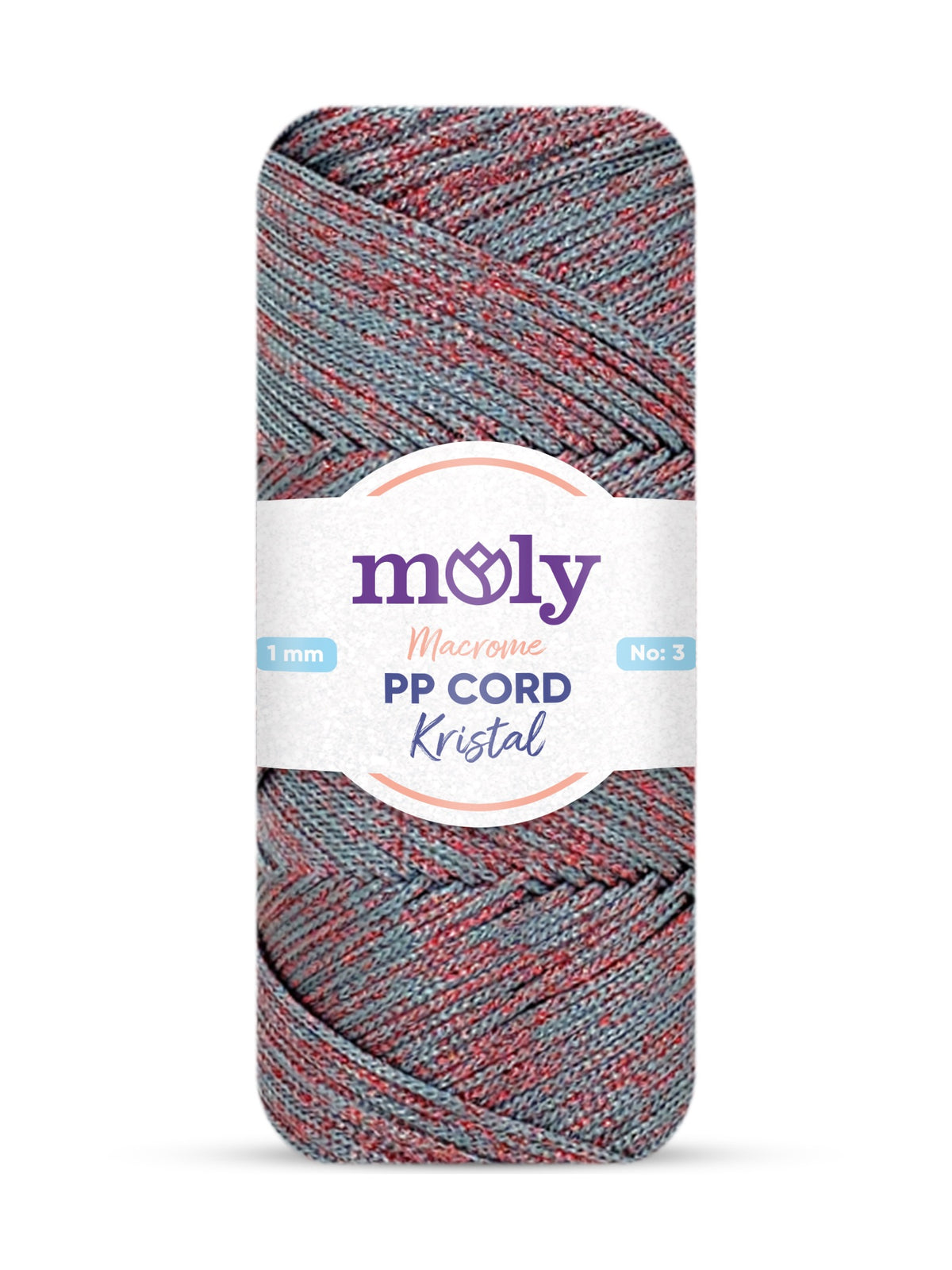 Moly Kristal PP Makrome No3 1274  Makrome İpi 200 g