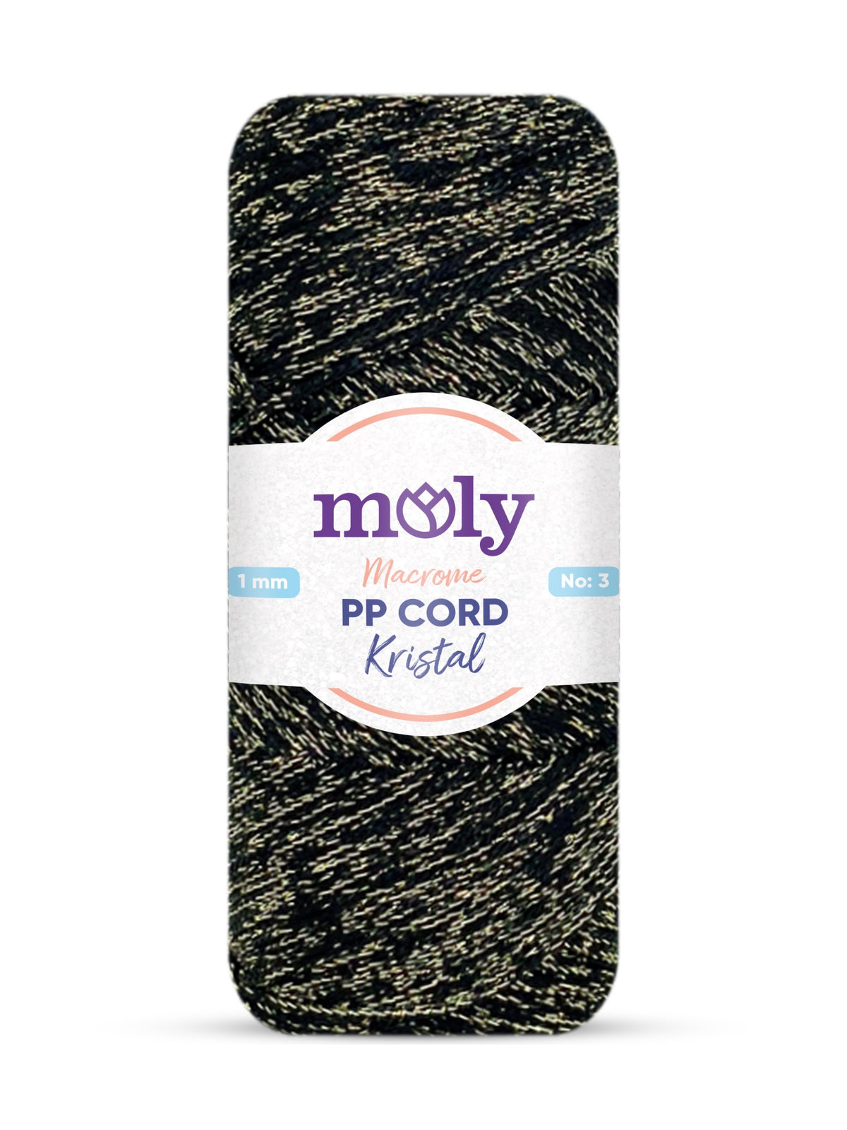 Moly Kristal PP Makrome No3 1276  Makrome İpi 200 g