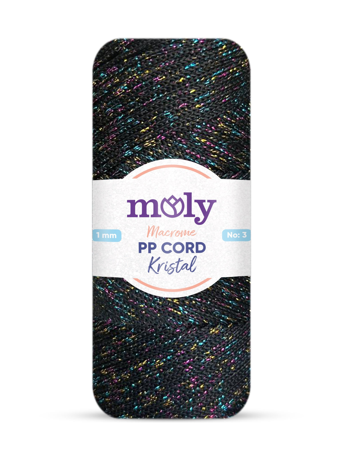 Moly Kristal PP Makrome No3 1280 Makrome İpi 200 g