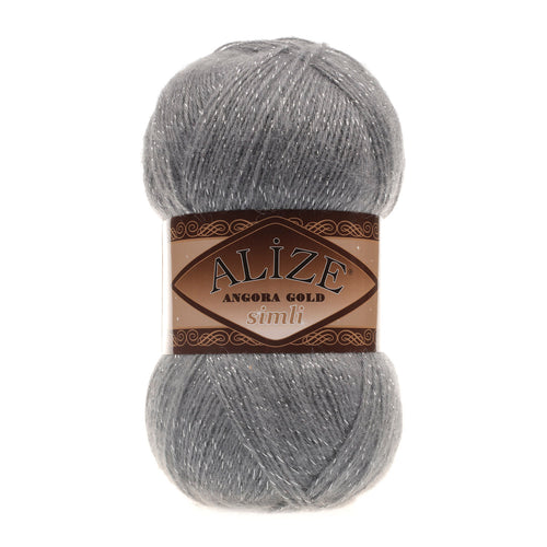 Alize Angora Gold Simli El Örgü İpi - 87 - Hobinest Tuhafiye