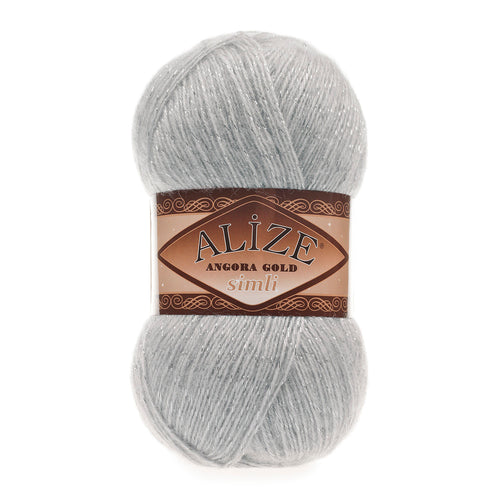 Alize Angora Gold Simli El Örgü İpi - 21 - Hobinest Tuhafiye