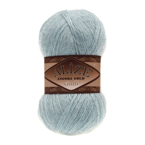 Alize Angora Gold Simli El Örgü İpi - 114 - Hobinest Tuhafiye