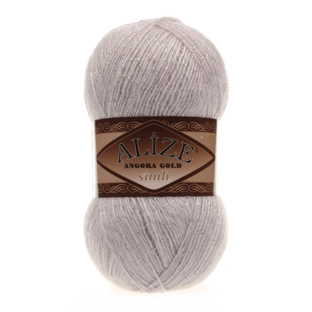 Alize Angora Gold Simli El Örgü İpi - 168 - Hobinest Tuhafiye