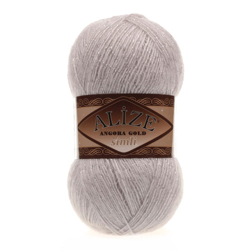 Alize Angora Gold Simli El Örgü İpi - 168 - Hobinest Tuhafiye