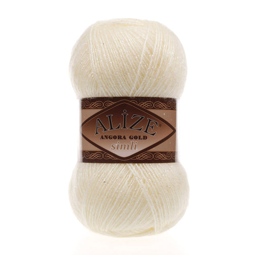 Alize Angora Gold Simli El Örgü İpi - 67 - Hobinest Tuhafiye