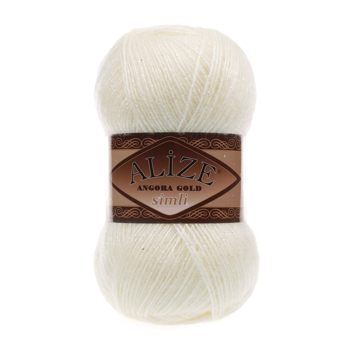 Alize Angora Gold Simli El Örgü İpi - 1 - Hobinest Tuhafiye