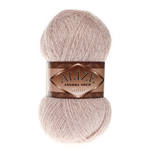 Alize Angora Gold Simli El Örgü İpi - 506 - Hobinest Tuhafiye