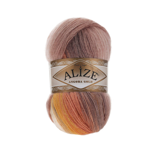 Alize Angora Gold Batik El Örgü İpi - 4741 - Hobinest Tuhafiye