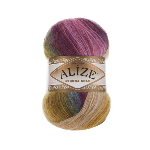 Alize Angora Gold Batik El Örgü İpi - 4341 - Hobinest Tuhafiye