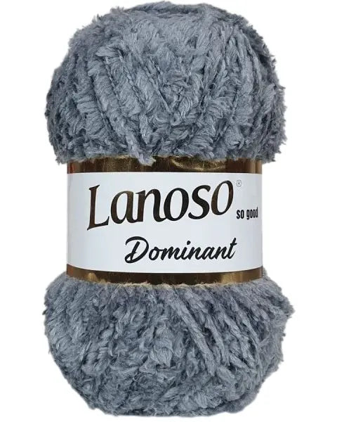 Lanoso Dominant 953 Koyu Gri 100 g 75 m örgü ipliği