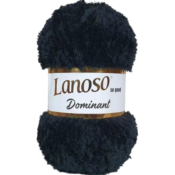 Lanoso Dominant 960 Siyah 100 g 75 m örgü ipliği