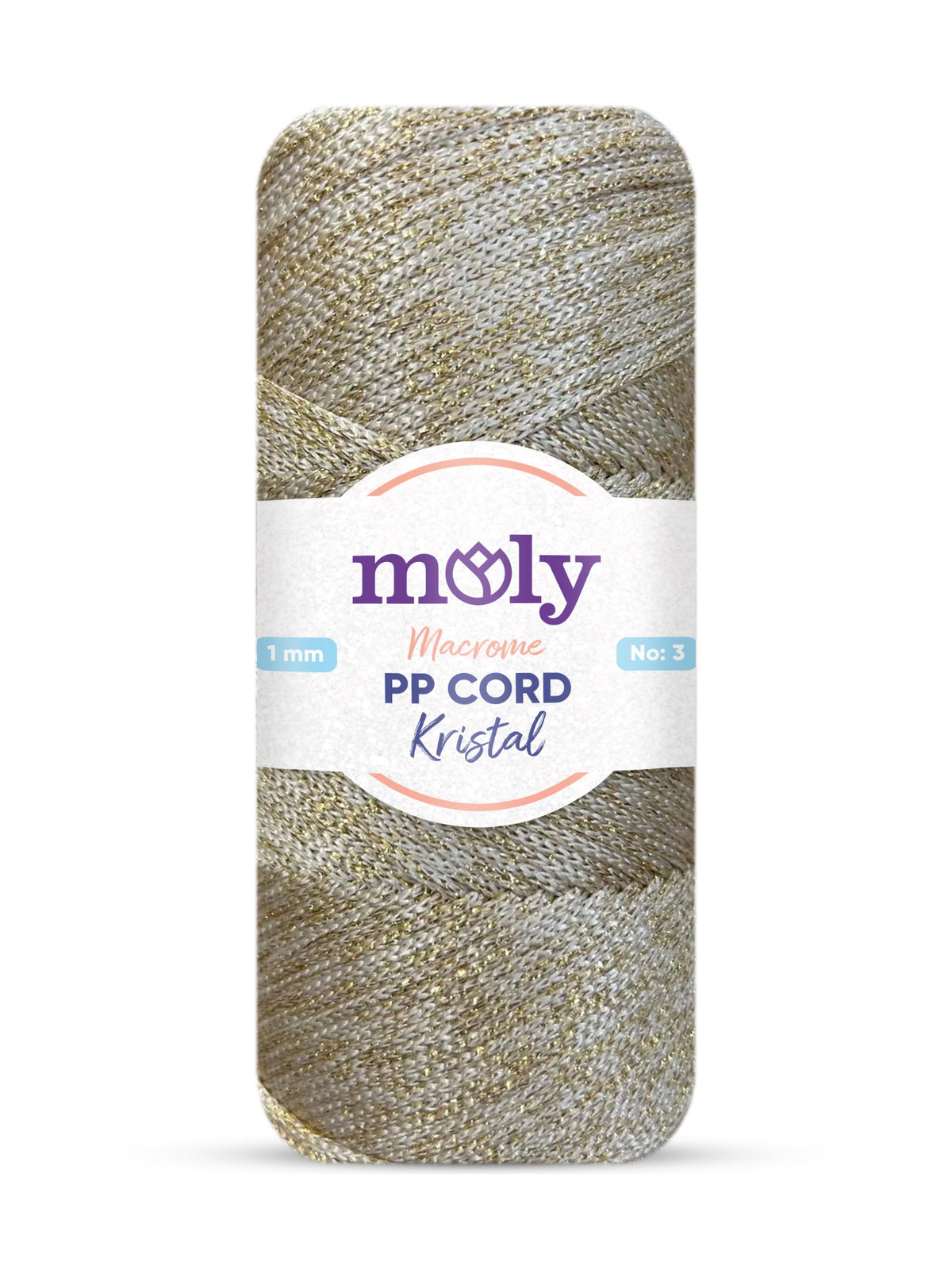 Moly Kristal PP Makrome No3 016 Makrome İpi 200 g