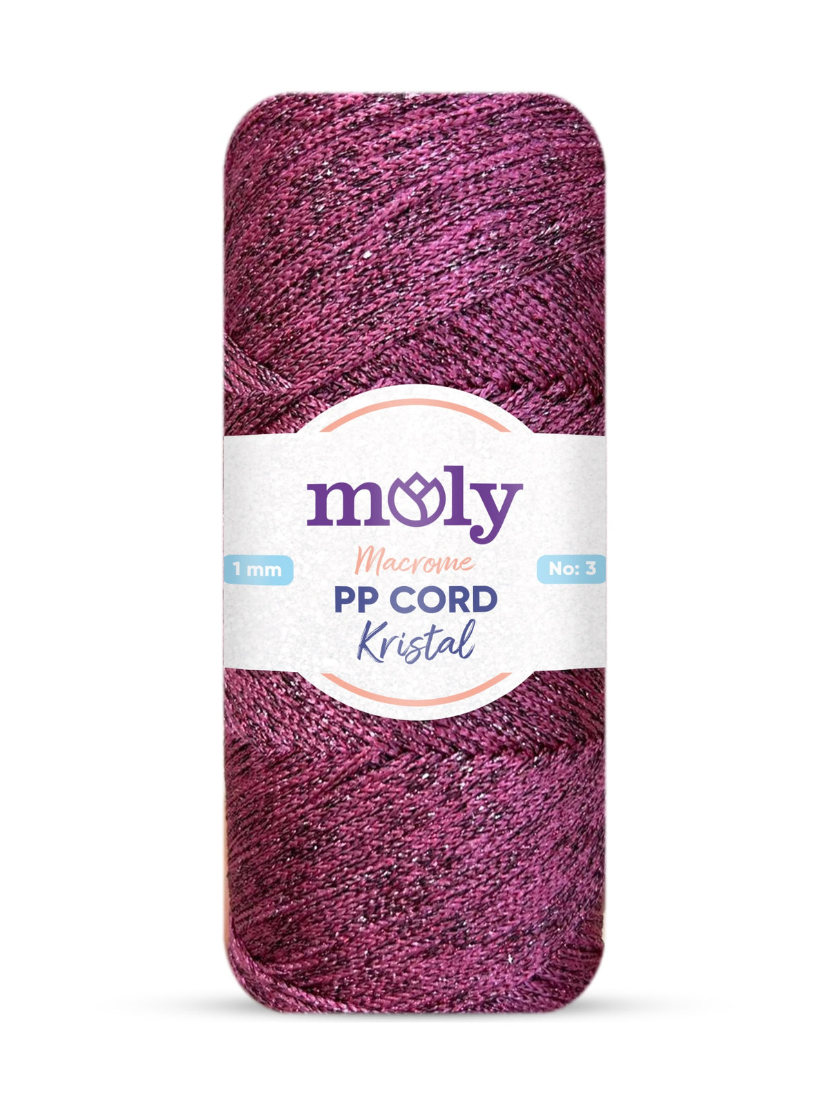 Moly Kristal PP Makrome No3 160 Makrome İpi 200 g
