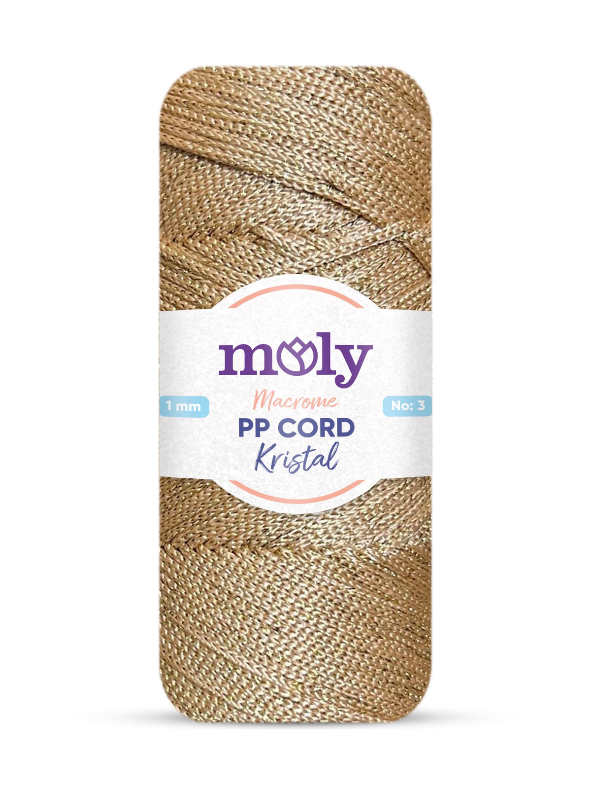 Moly Kristal PP Makrome No3 033 Makrome İpi 200 g