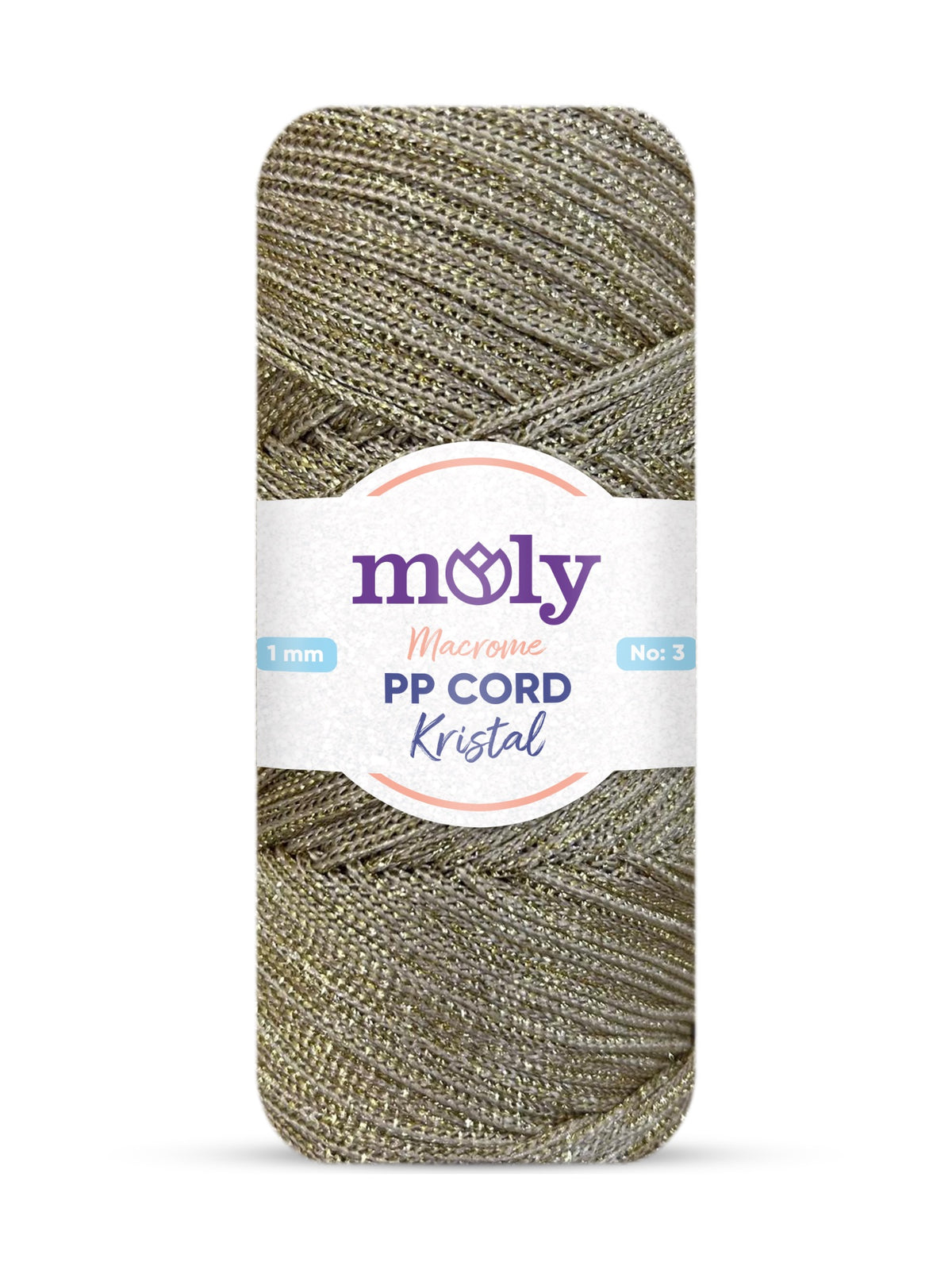 Moly Kristal PP Makrome No3 036 Makrome İpi 200 g