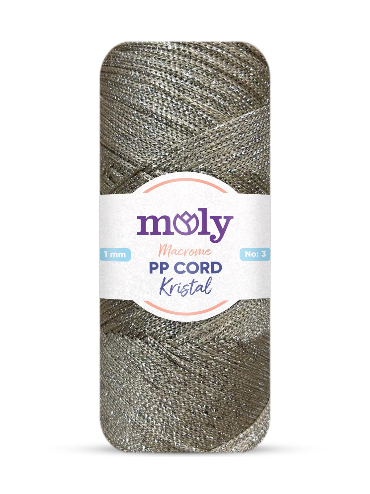Moly Kristal PP Makrome No3 037 Makrome İpi 200 g