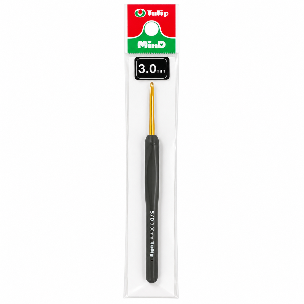 Tulip Mind 3 mm Siyah Saplı Örgü Tığı