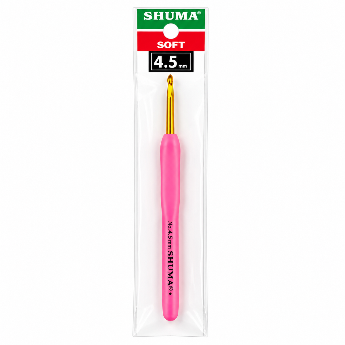 Shuma Soft 4,5 mm Pembe Saplı Örgü Tığı