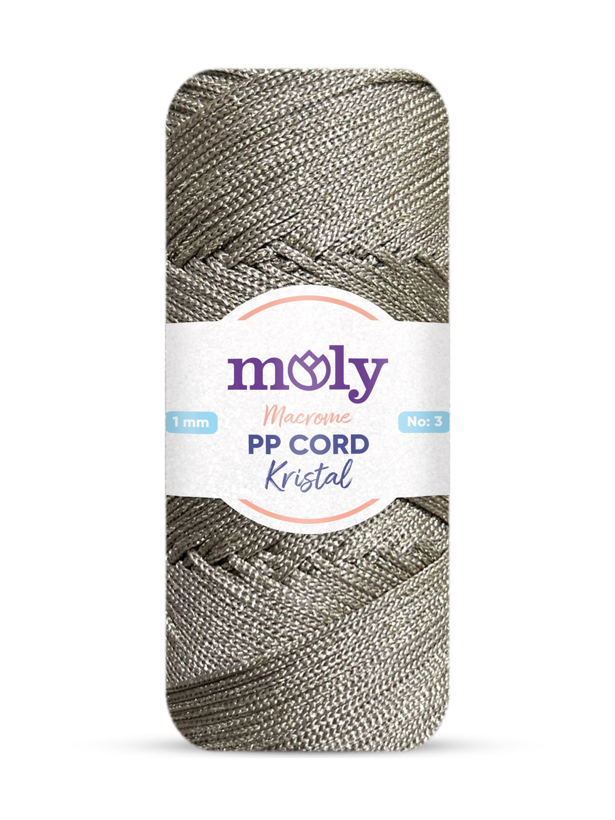 Moly Kristal PP Makrome No3 040 A Makrome İpi 200 g