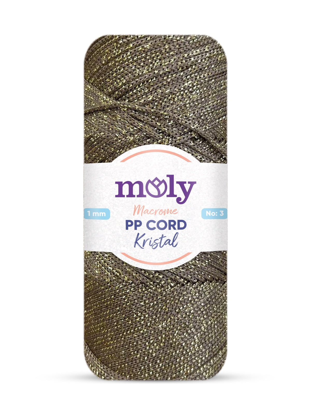 Moly Kristal PP Makrome No3 041 Makrome İpi 200 g