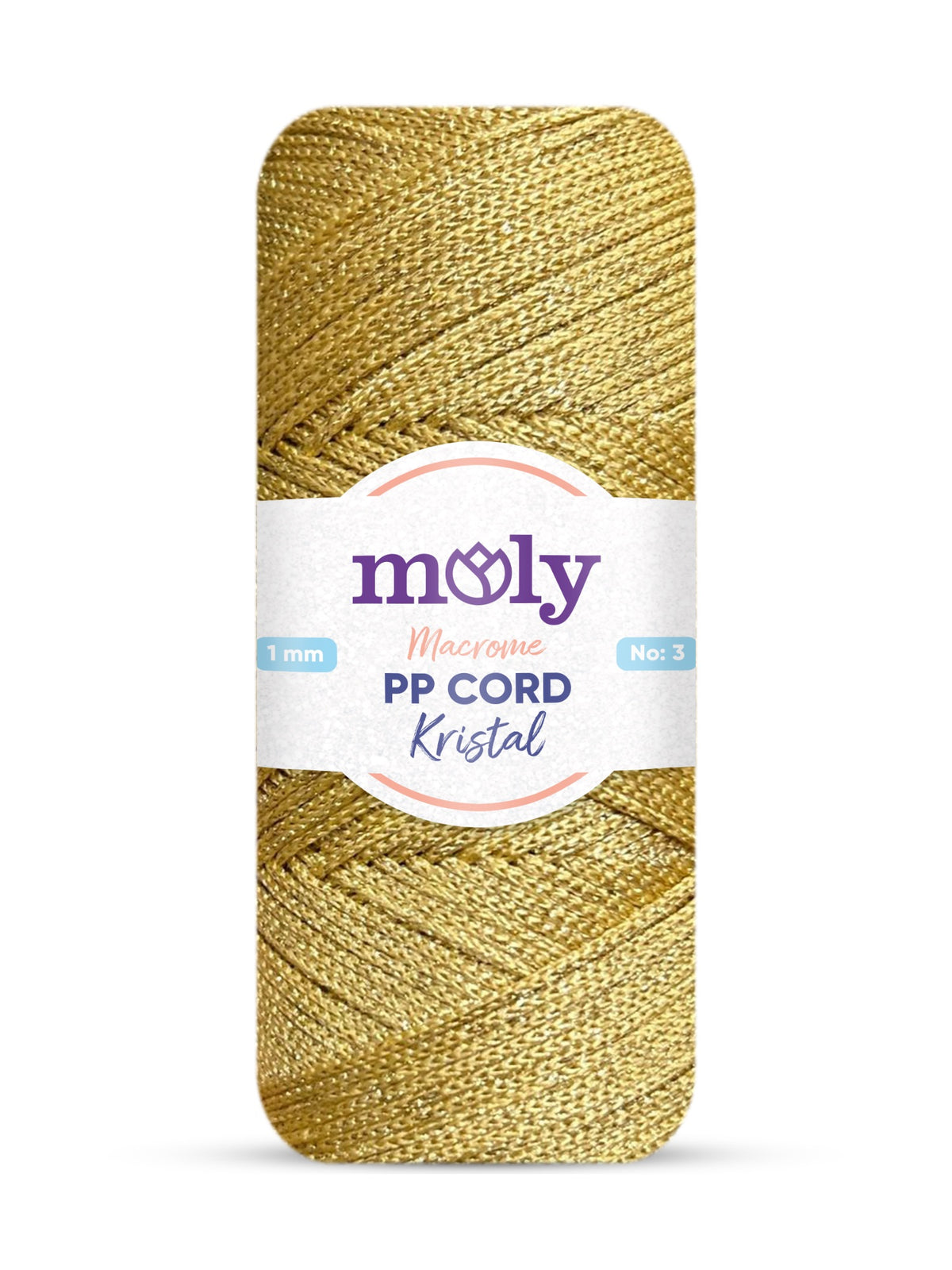 Moly Kristal PP Makrome No3 048 Makrome İpi 200 g