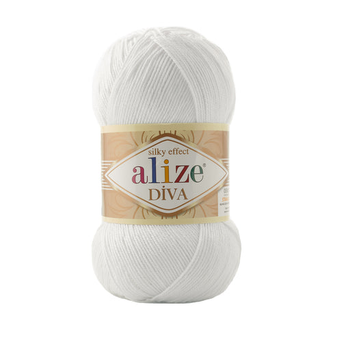 Alize Diva El Örgü İpi - 55 - Hobinest Tuhafiye